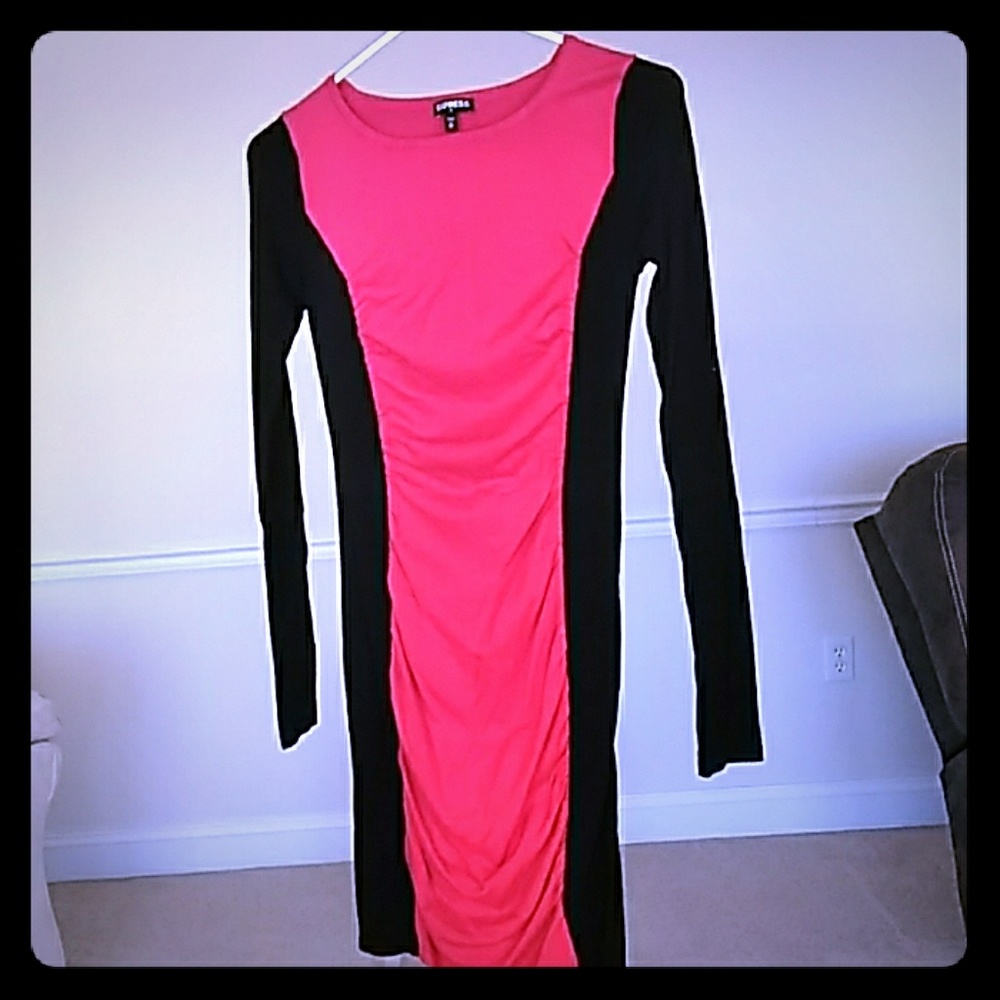 Express tight form-fitting dress